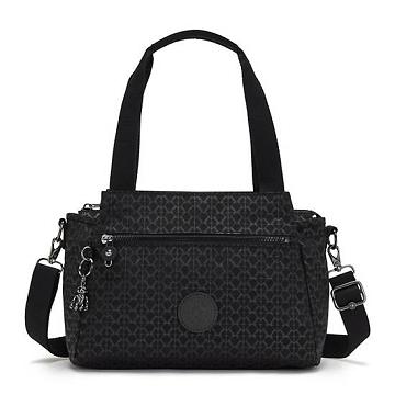 Kipling Elysia Printed Schoudertassen Zwart | BE 1407XY